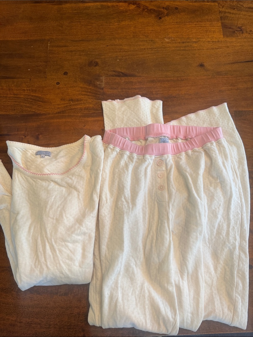 Cozyland Women’s Ellie Pajama Set in Rose Water size XS P